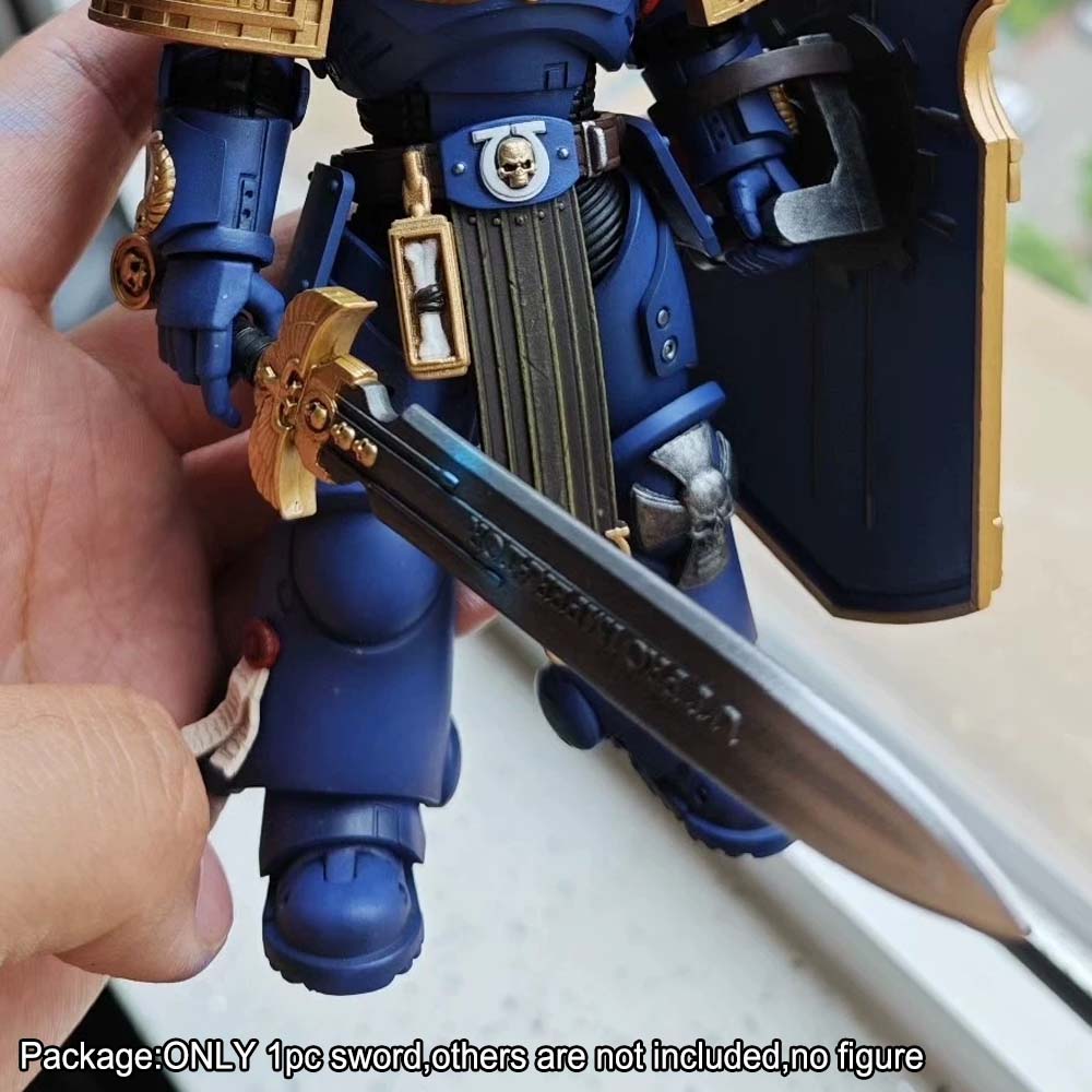 【PRE-ORDER】Premium painted Jetpack Shield Sword For joytoy warhammer 4.0 Ultramarines Figure