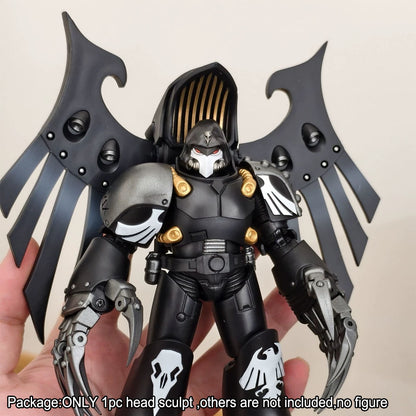 PRE‑ORDER Premium Male Helmet Head Sculpt for JoyToy Warhammer 40K Raven Guard