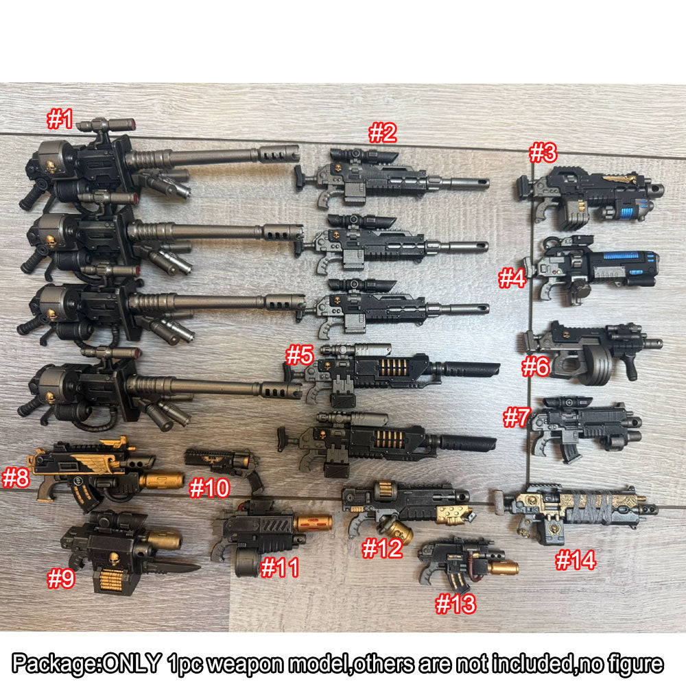 PRE‑ORDER Single Premium Painted Gun Weapon for JoyToy Warhammer 40K Figure
